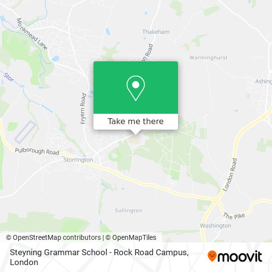 Steyning Grammar School - Rock Road Campus map