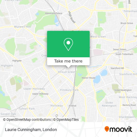 Laurie Cunningham map