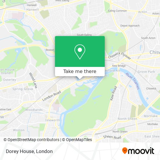 Dorey House map
