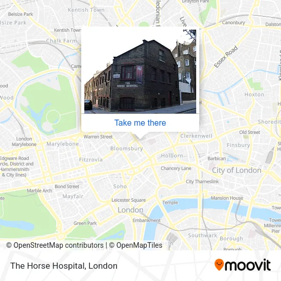 The Horse Hospital map
