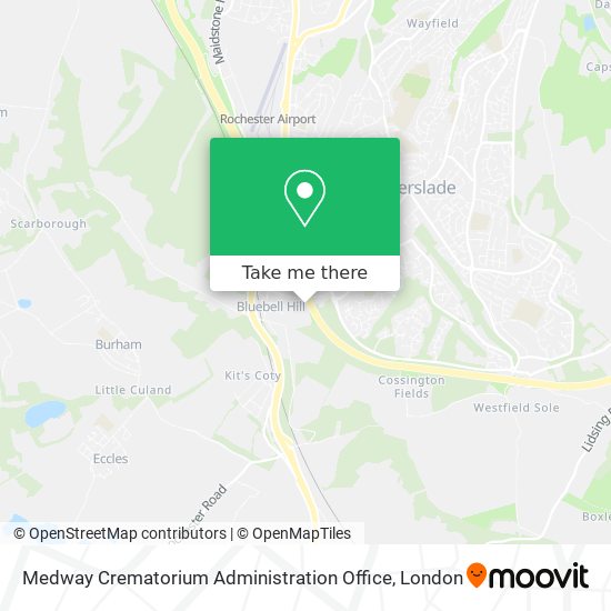 Medway Crematorium Administration Office map