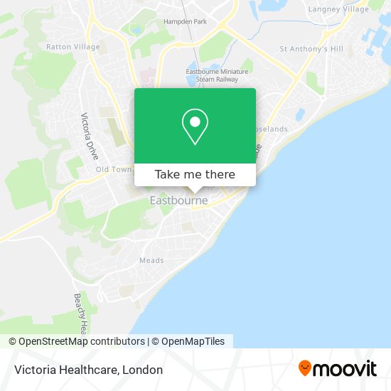Victoria Healthcare map