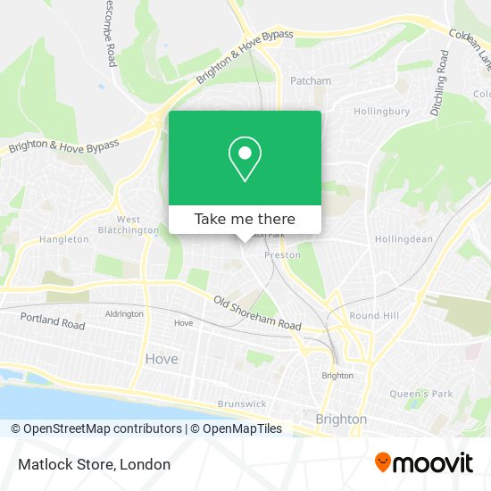 Matlock Store map