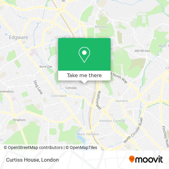 Curtiss House map