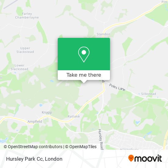 Hursley Park Cc map