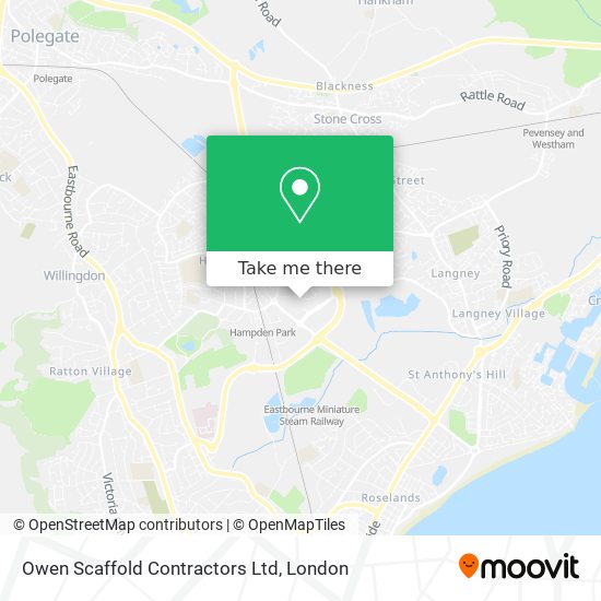 Owen Scaffold Contractors Ltd map