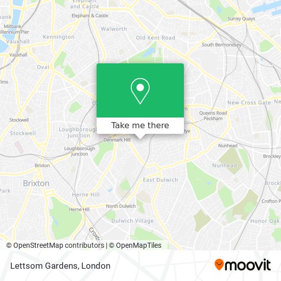 Lettsom Gardens map