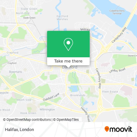 Halifax map