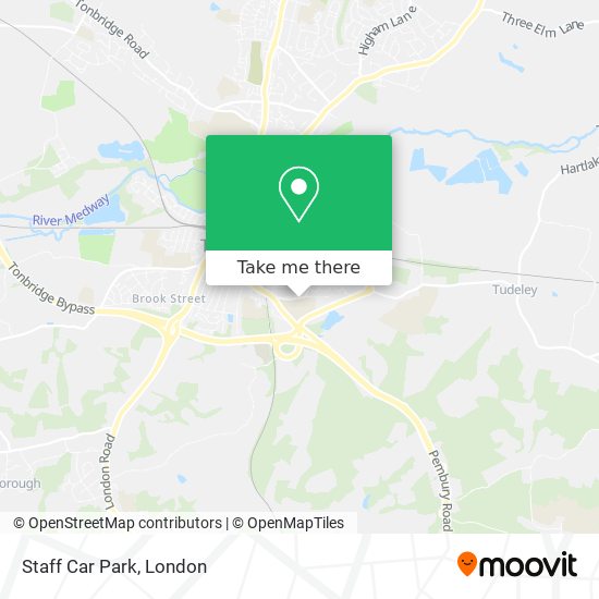 Staff Car Park map