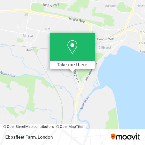 Ebbsfleet Farm map