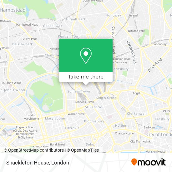 Shackleton House map