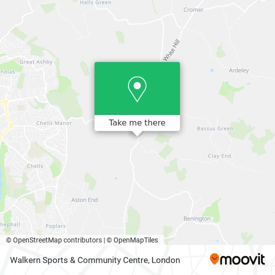 Walkern Sports & Community Centre map
