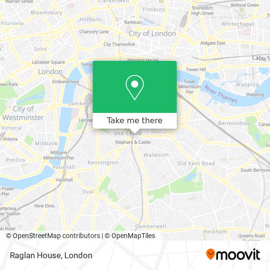 Raglan House map