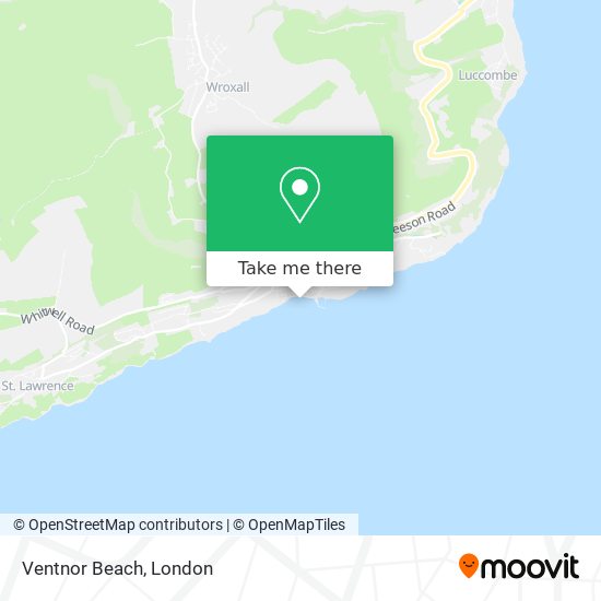 Ventnor Beach map