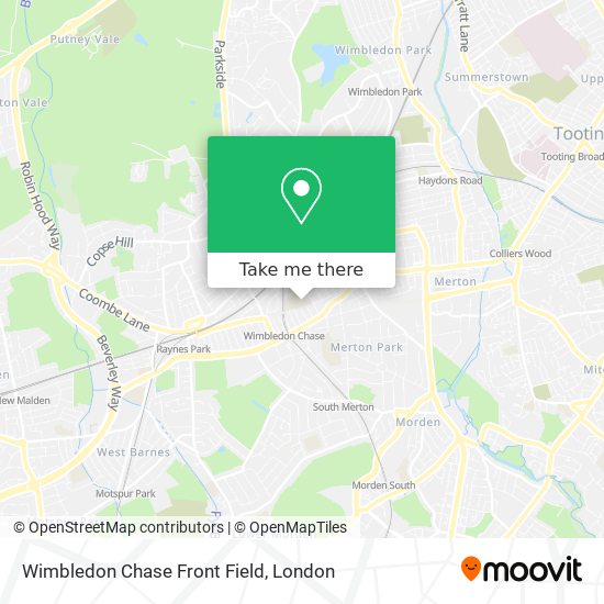 Wimbledon Chase Front Field map