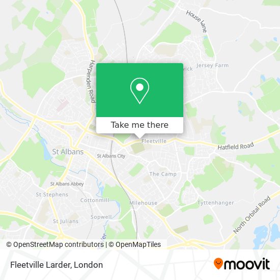 Fleetville Larder map