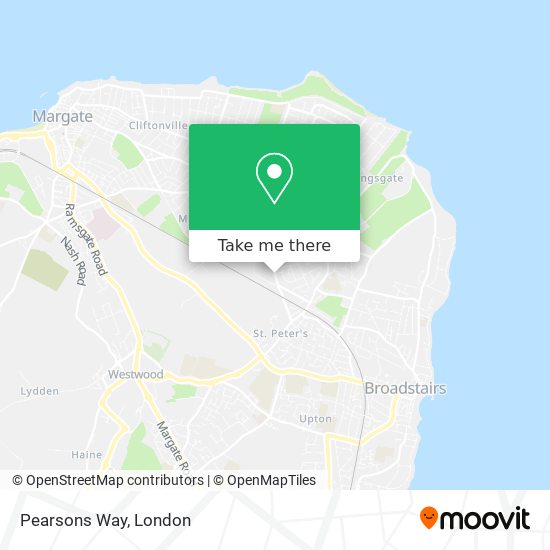 Pearsons Way map