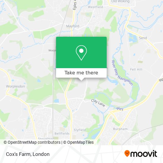 Cox's Farm map