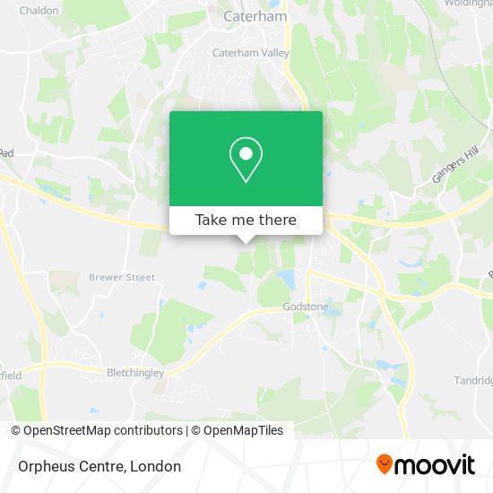 Orpheus Centre map