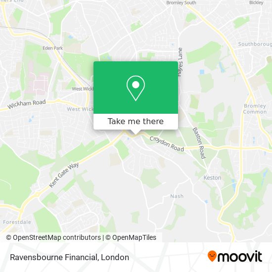 Ravensbourne Financial map