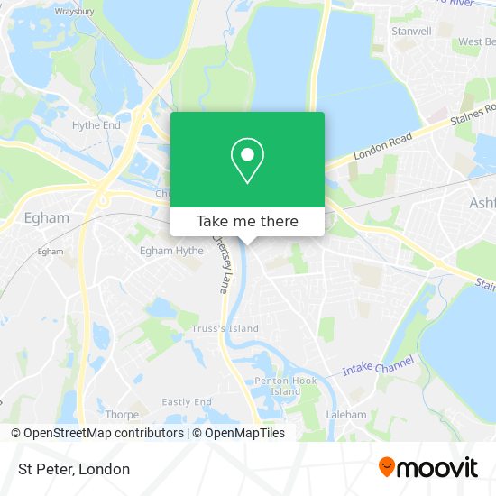 St Peter map