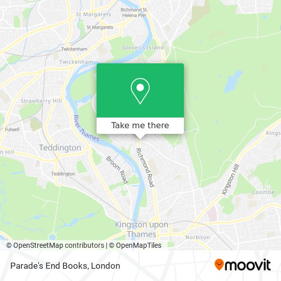 Parade's End Books map