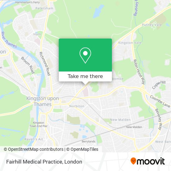 Fairhill Medical Practice map