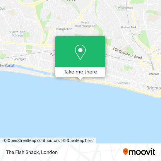 The Fish Shack map