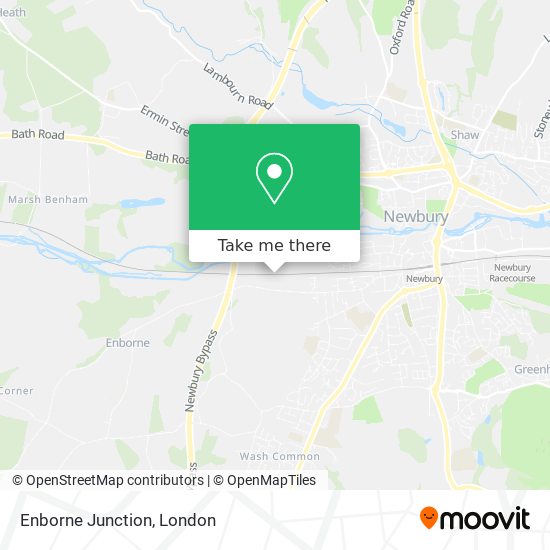Enborne Junction map