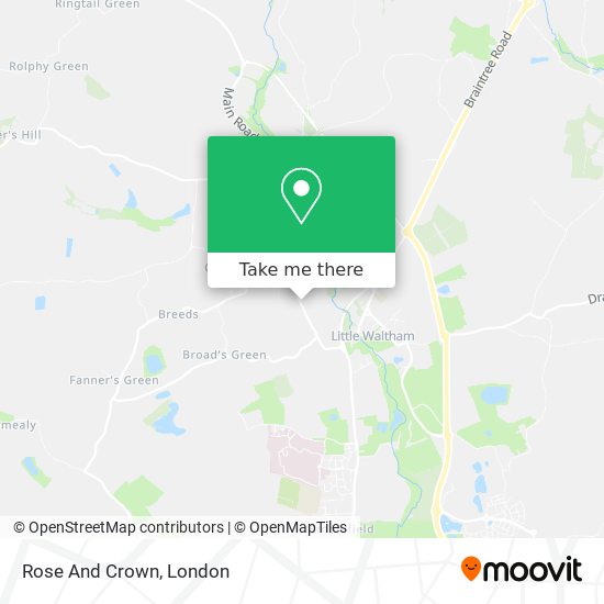 Rose And Crown map