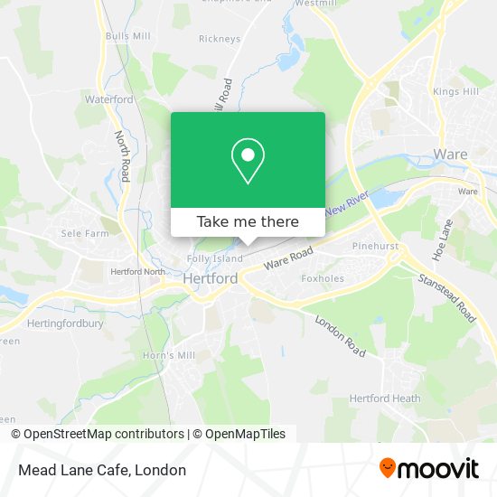 Mead Lane Cafe map