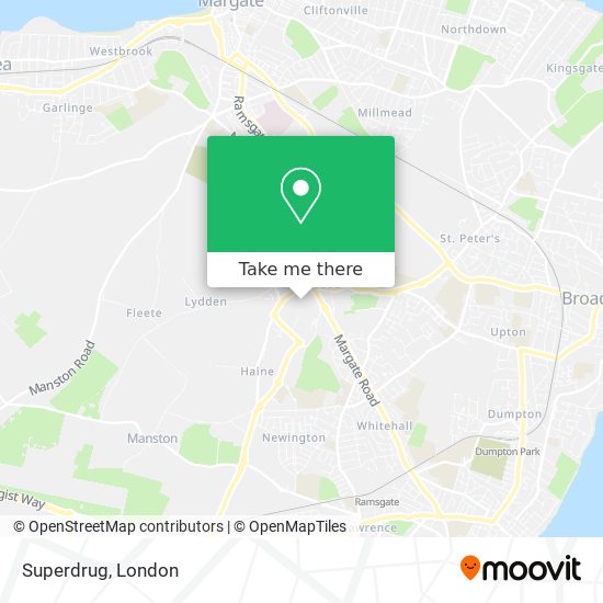 Superdrug map