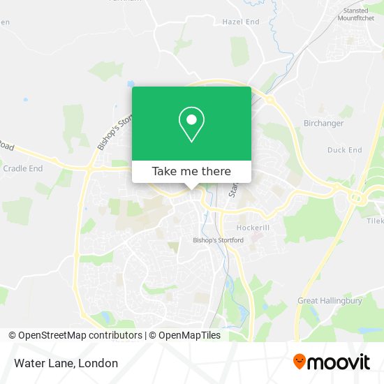 Water Lane map