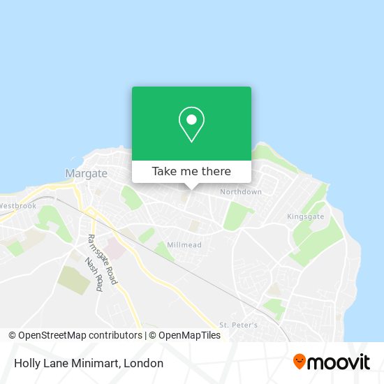 Holly Lane Minimart map