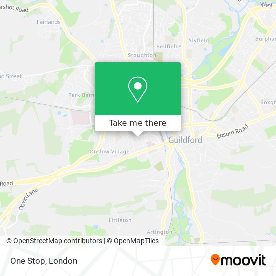 One Stop map