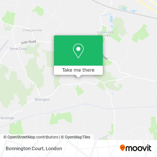 Bonnington Court map