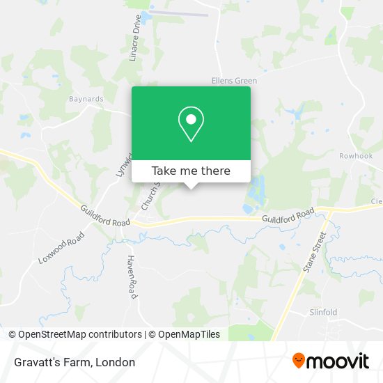 Gravatt's Farm map