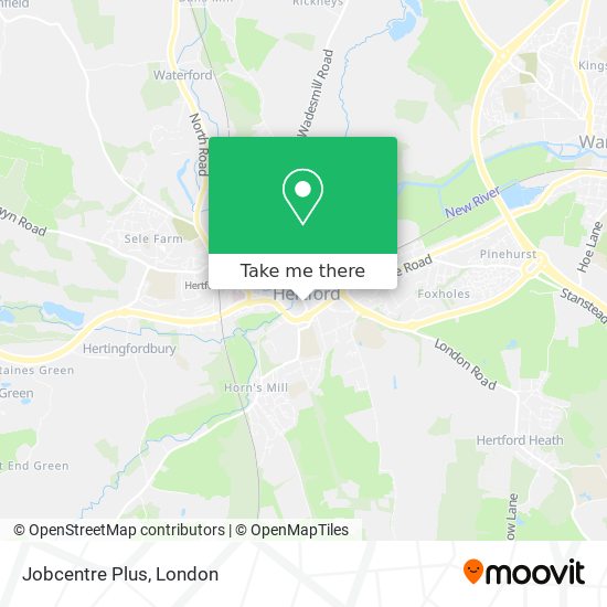 Jobcentre Plus map