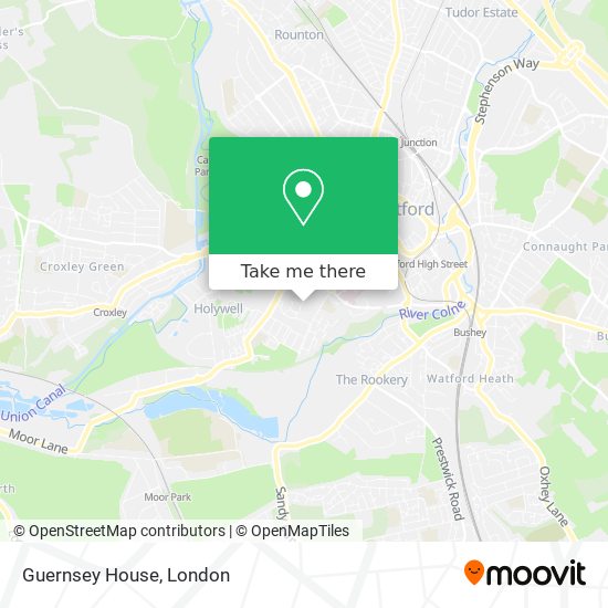 Guernsey House map