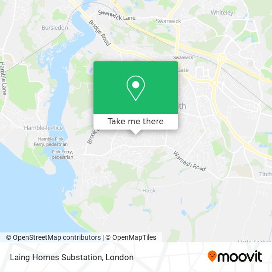Laing Homes Substation map