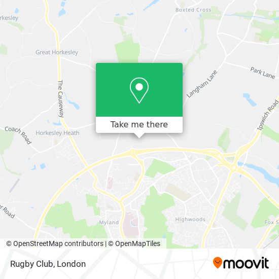 Rugby Club map