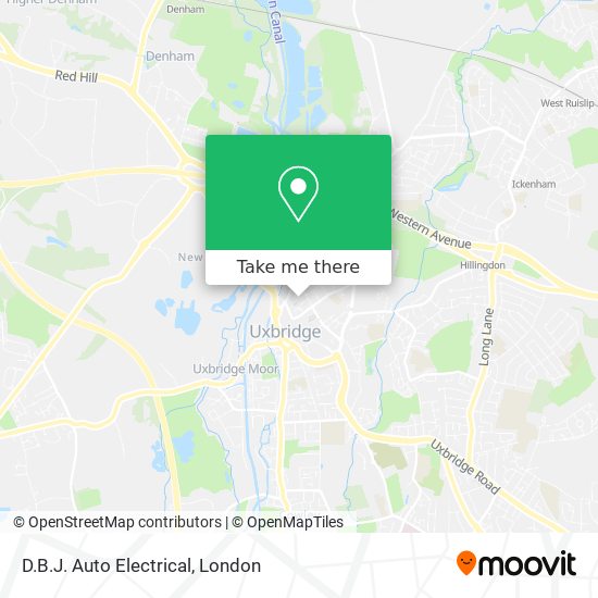 D.B.J. Auto Electrical map