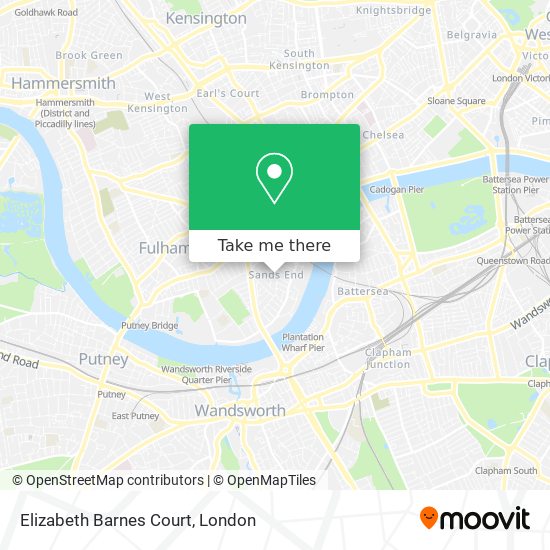 Elizabeth Barnes Court map
