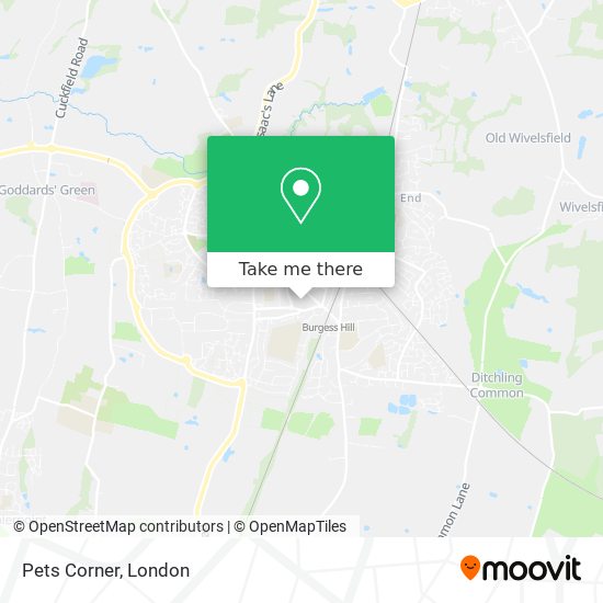 Pets Corner map