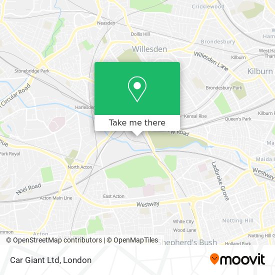 Car Giant Ltd map