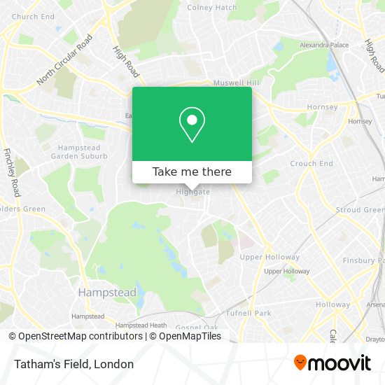 Tatham's Field map