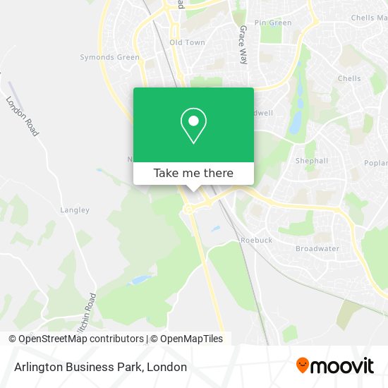 Arlington Business Park map