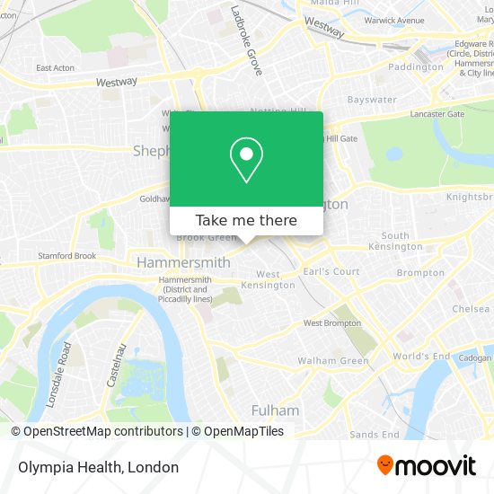 Olympia Health map