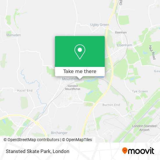 Stansted Skate Park map