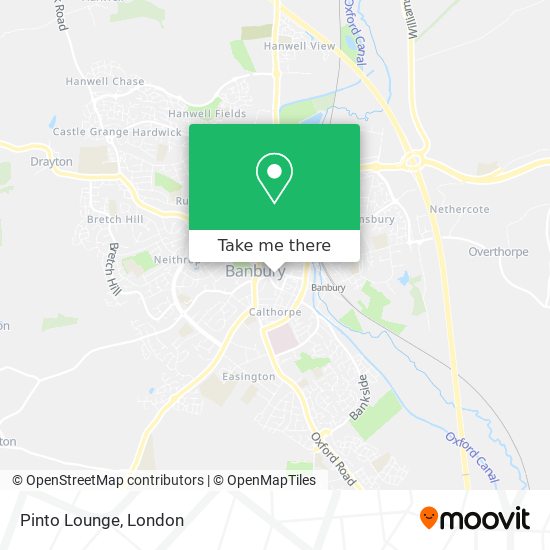 Pinto Lounge map